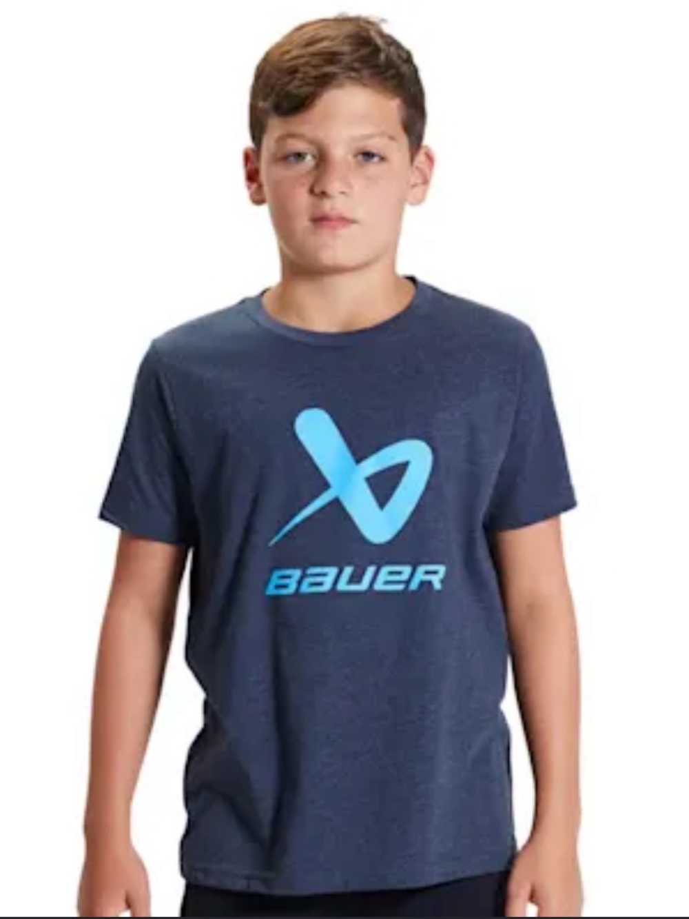 NWT Bauer Core Lockup Short Sleeve Tee - Blue
